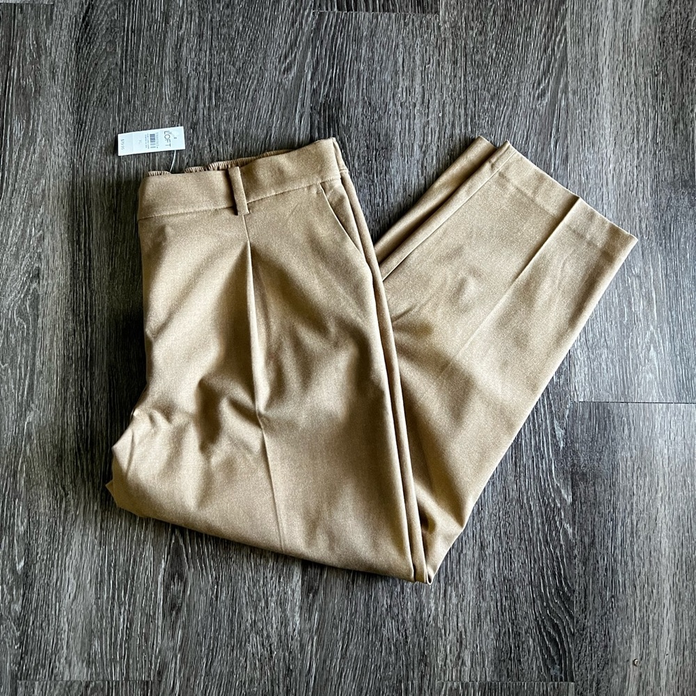 Brushed Fleece Pull On Dress Pant Trousers